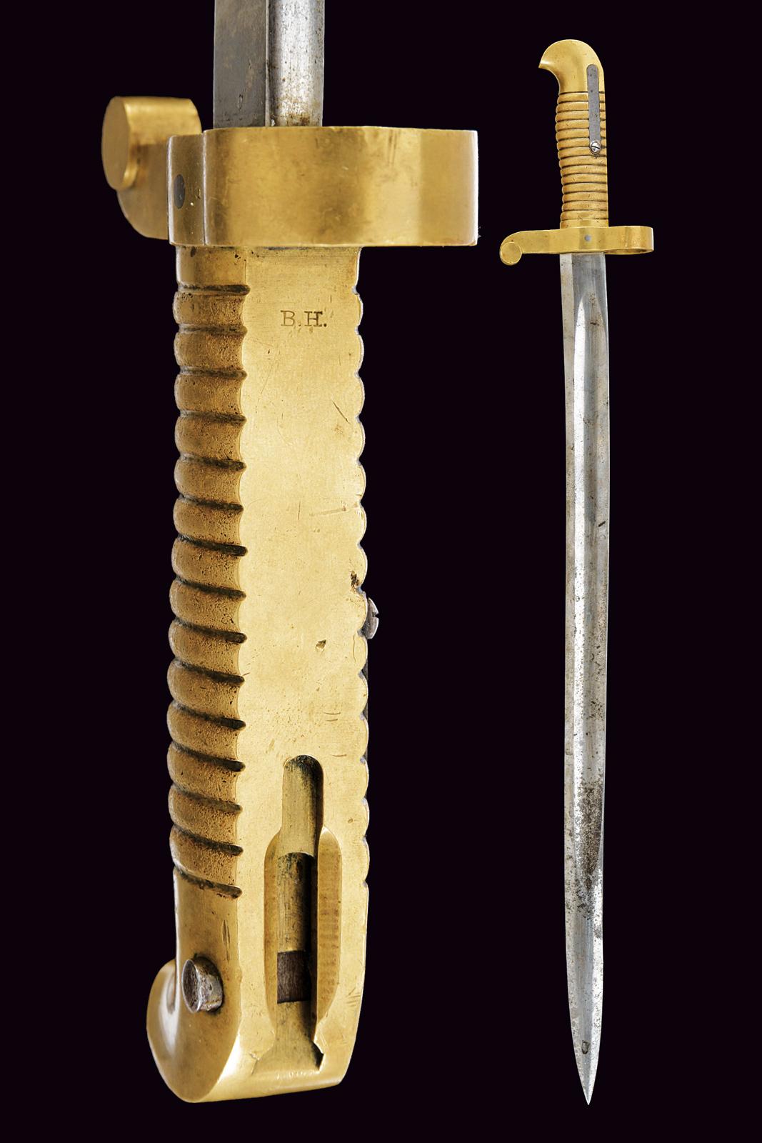 Baionetta per fucile Remington Zouave