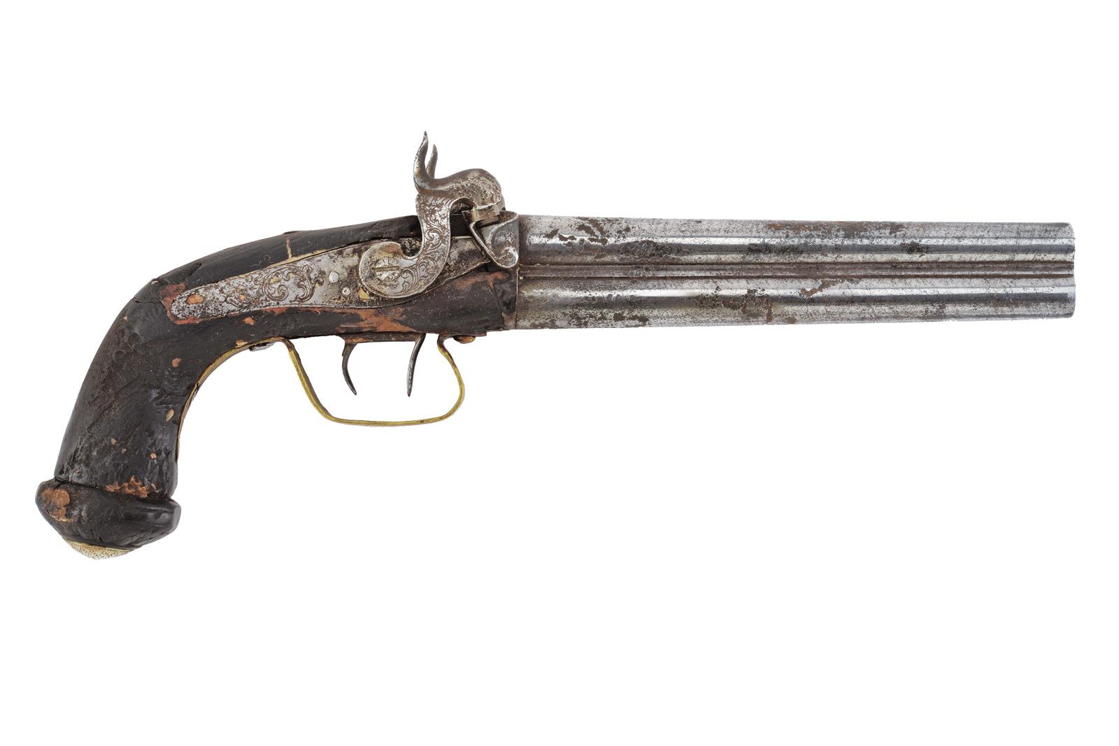 Pistola a luminello a due canne sovrapposte