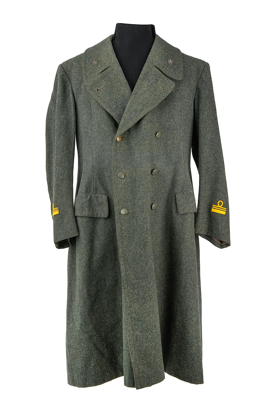 Cappotto da tenente colonnello dell'esercito