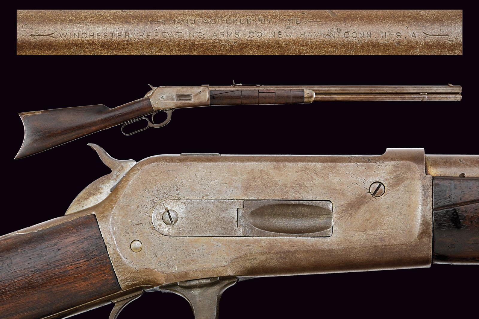 Raro Winchester Model 1886 Rifle con marcatura dei Browning Brothers