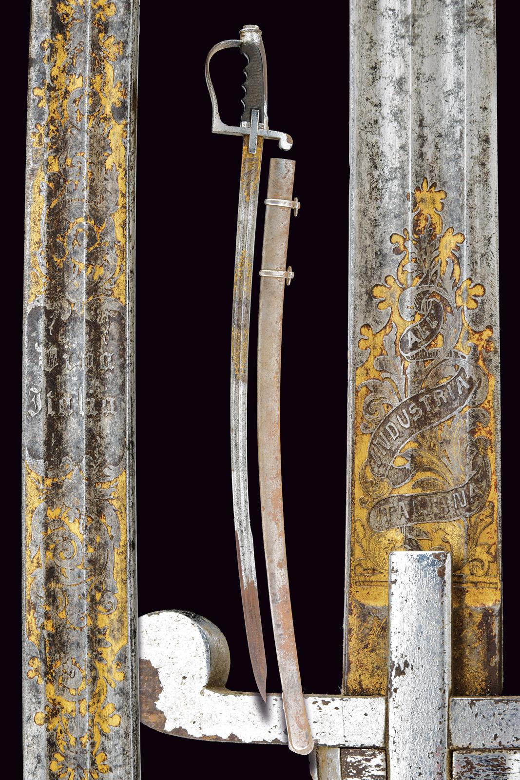 Sciabola da ufficiale Mod. 1855 con bella lama