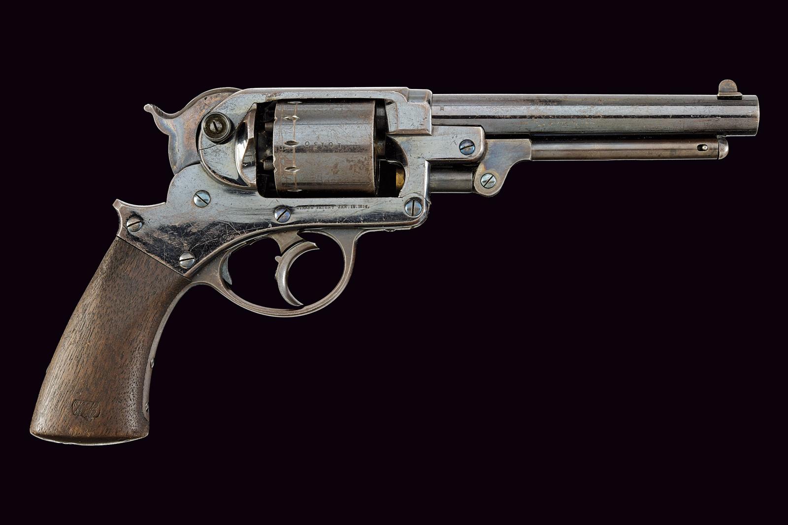 Starr Arms Co. D.A. 1858 Army Revolver con timbri militari