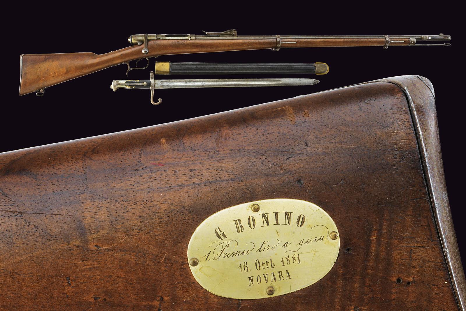 Fucile Vetterli Mod. 1870 da fanteria con baionetta