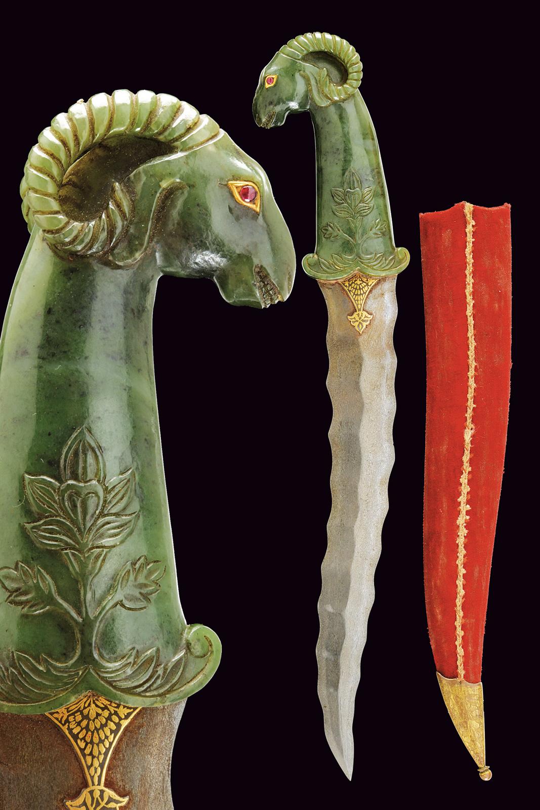 Grande khanjar con lama ondulata