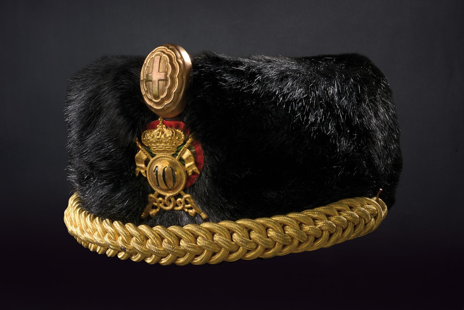 Colbacco del reggimento "Lancieri di Vittorio Emanuele II"