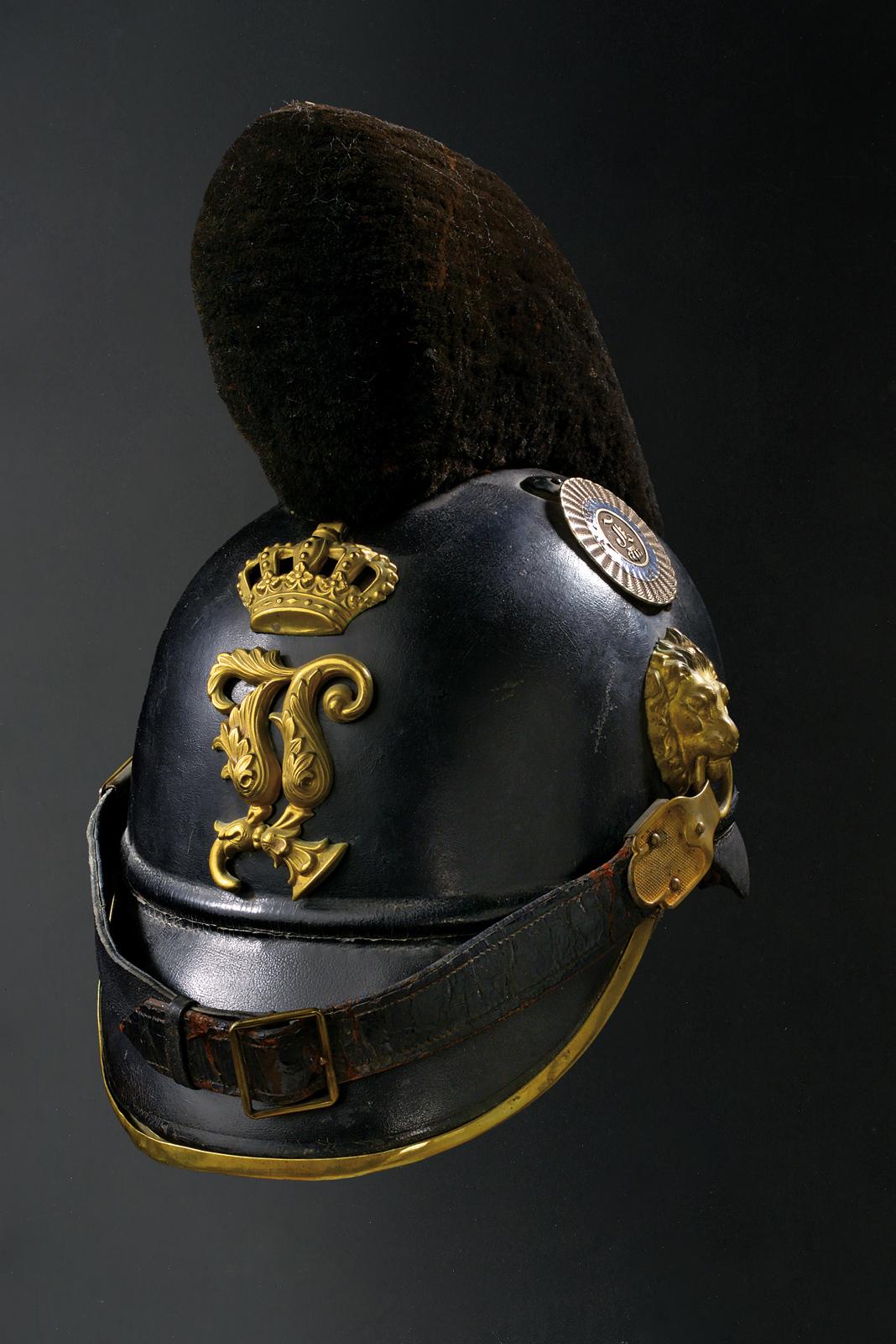 Raupenhelm Mod. 1868 per truppa di fanteria 