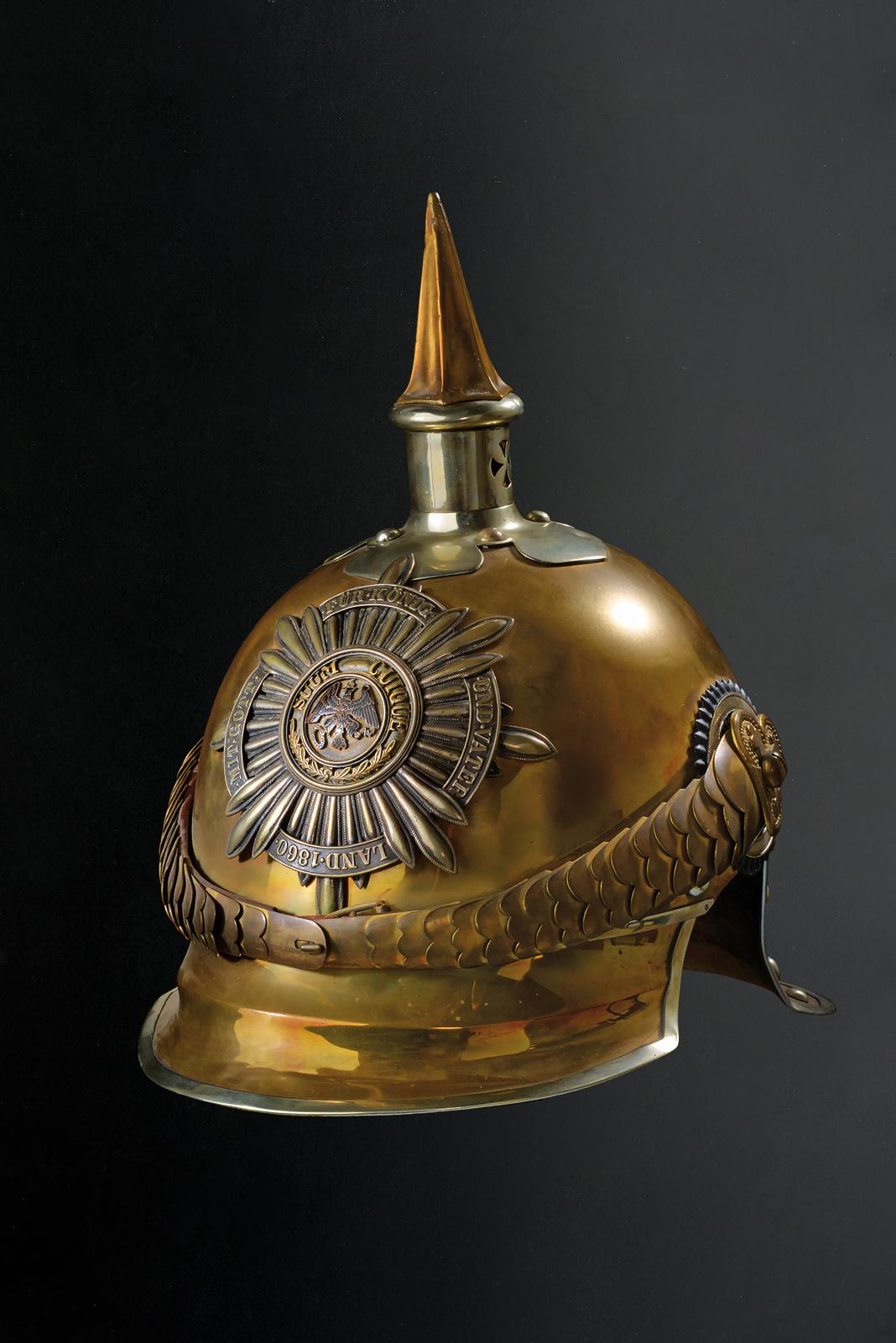 Elmo da ufficiale del reggimento "Garde du Corps" mod. 1857/60