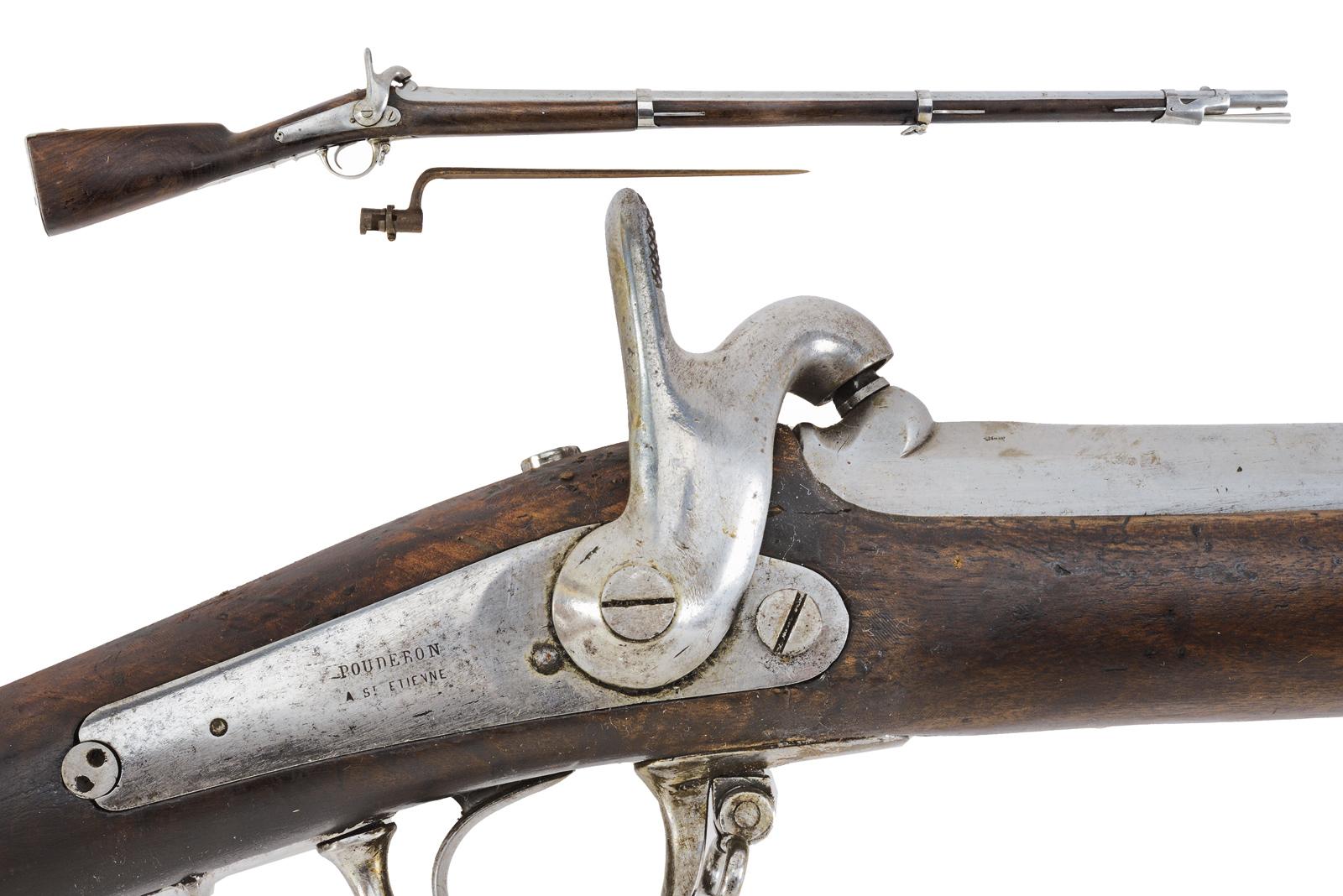 Fucile a luminello mod. 1842 della Guardia Nazionale con baionetta 