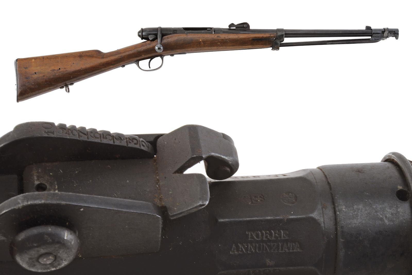 Moschetto Vetterli da cavalleria mod. 1870 con baionetta