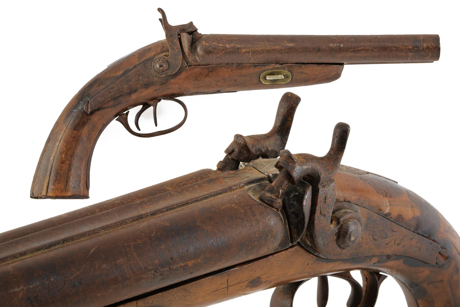 Pistola a luminello a due canne