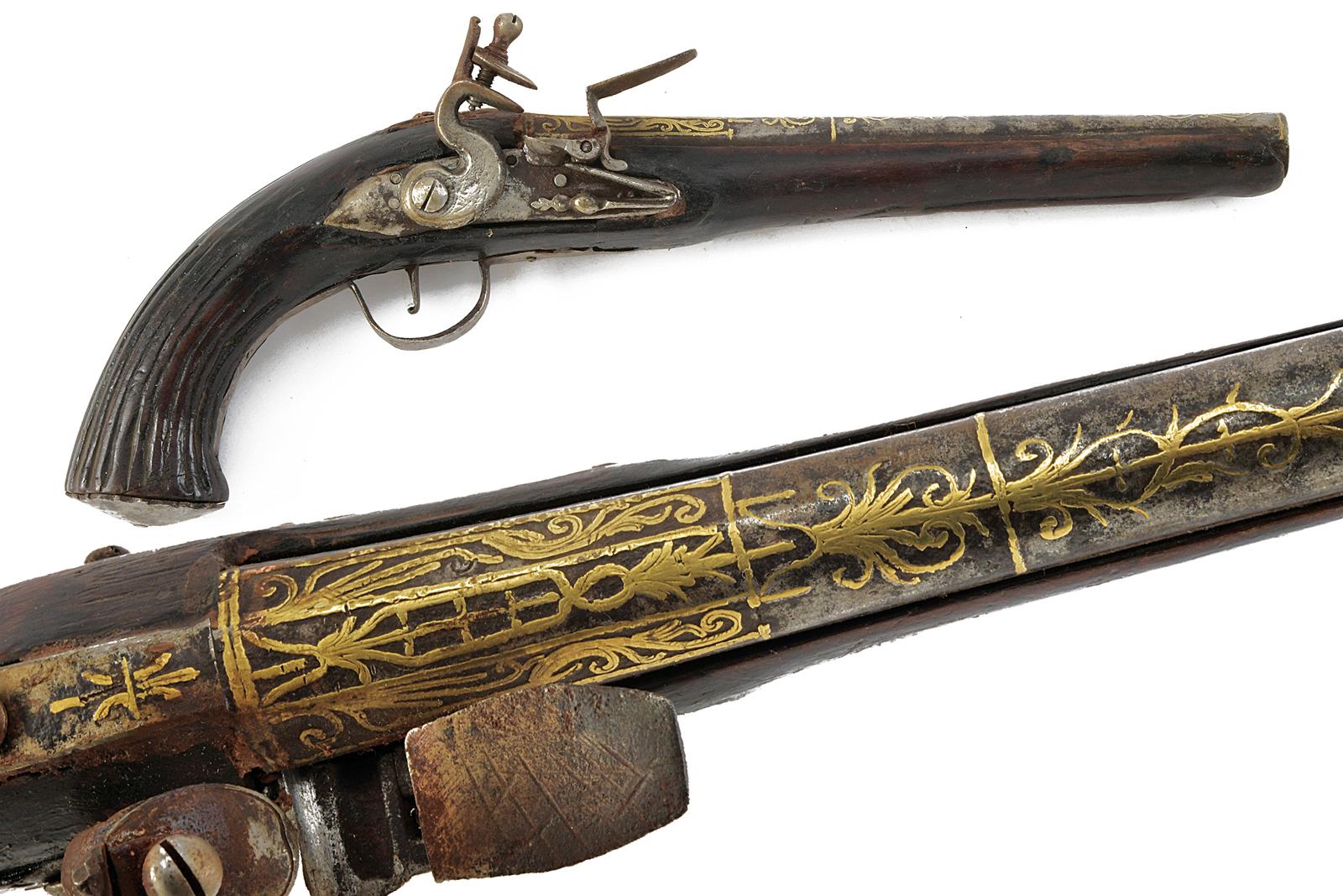 Pistola a pietra focaia