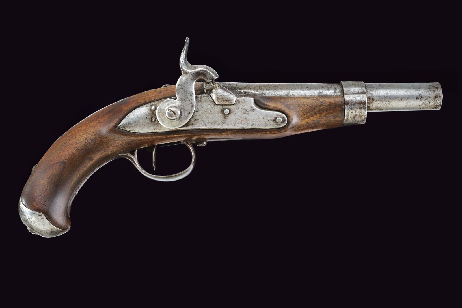 Pistola da cavalleria trasformata a luminello 