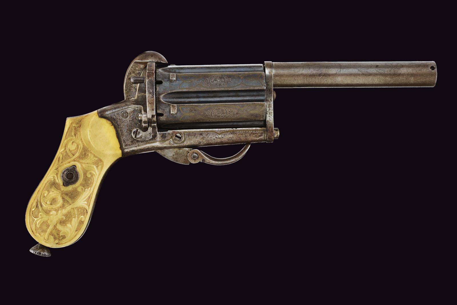 Pepperbox revolver a spillo 