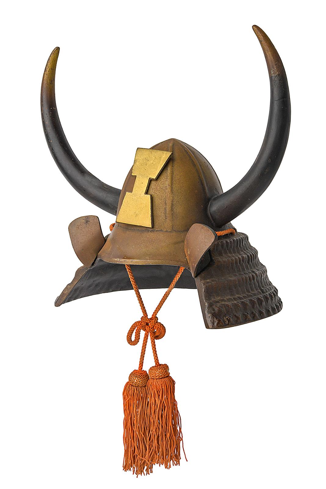 Scultura effigiante un kabuto