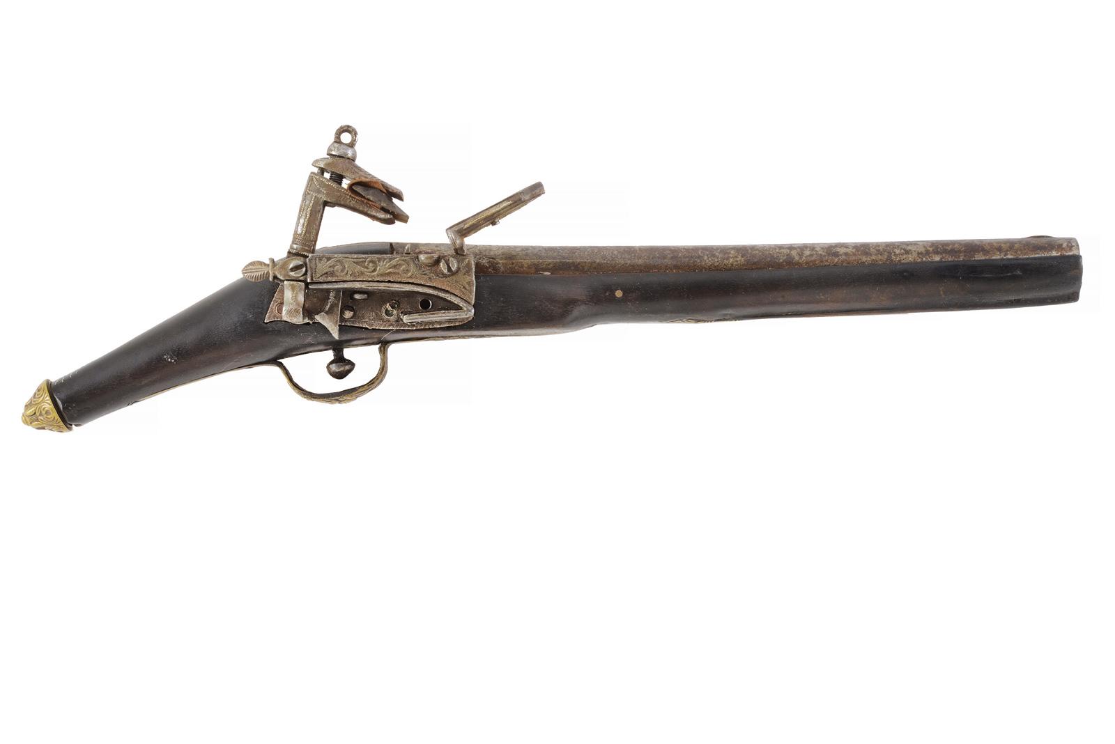 Pistola a pietra focaia alla micheletta