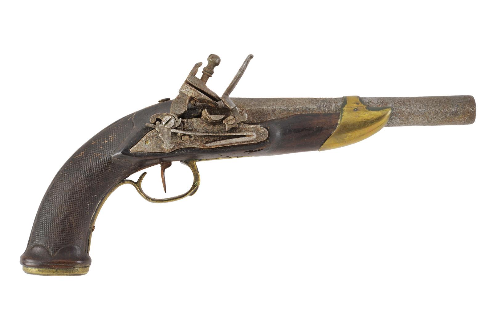 Pistola a pietra focaia alla micheletta